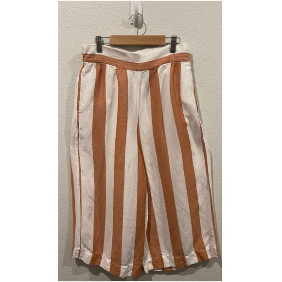 MADEWELL Huston Pull-On Crop Pants Stripe - Picture 2 of 5